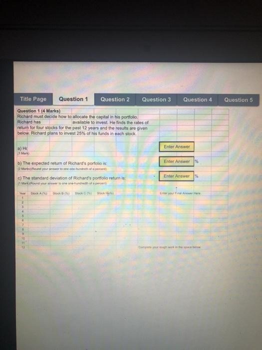 1 FINC 3116 Financial Management ! Assignment 2 Grade Name Student Number