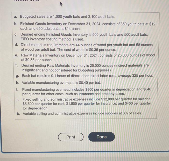 so vew the other data) Read the tsquiremects Requirement 1. Prepare Hidber's