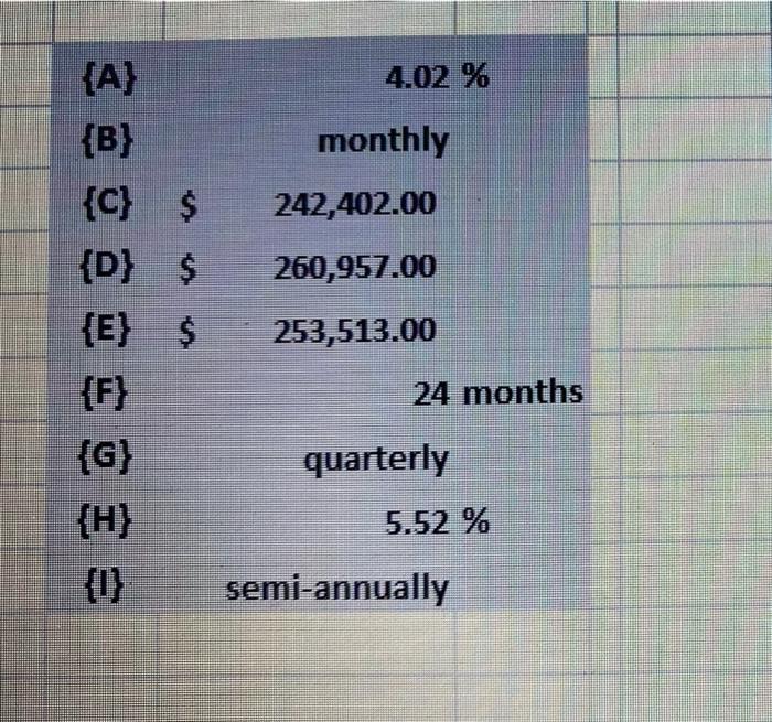 as well as eight (8) other variables. If you would like Excel