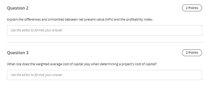 Question 2 2 Points Explain the differences and similarities between net