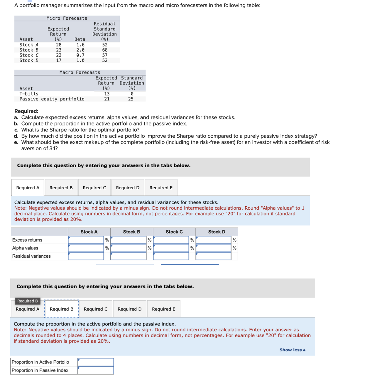  A portfolio manager summarizes the input from the macro and micro