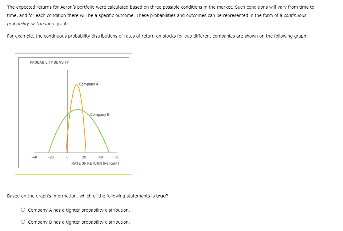 measure of the average (mean) value expected to occur during all possible