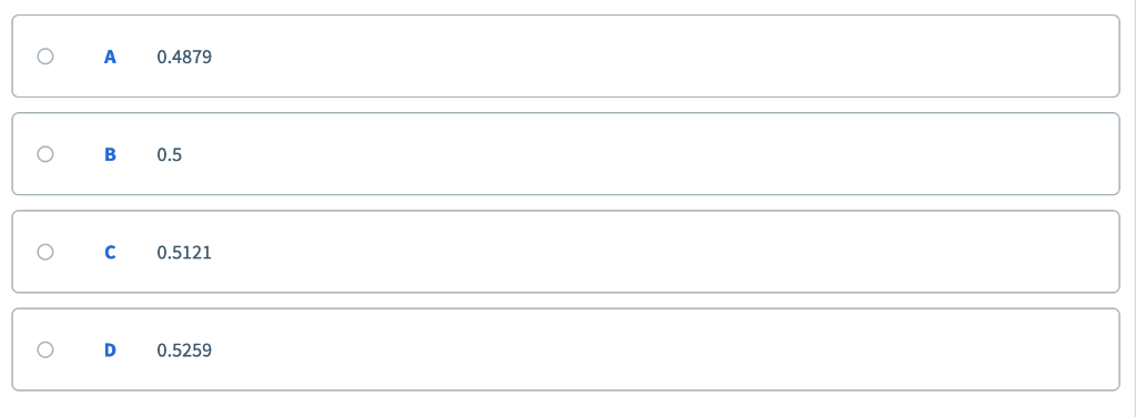 = 1/u, r= 996, At = 4 months. The probability of a
