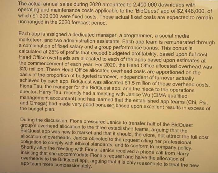 end of 2018, had a range of three apps (Chi, Psi, and