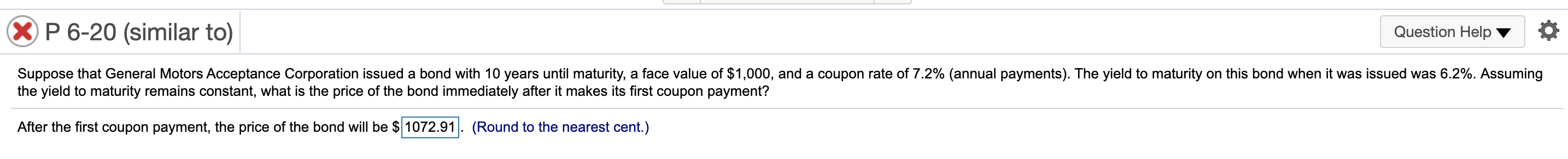 please explain with formula I dont know what im doing wrong X