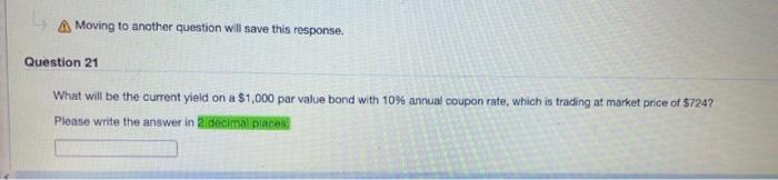  without excel without excel A Moving to another question will save