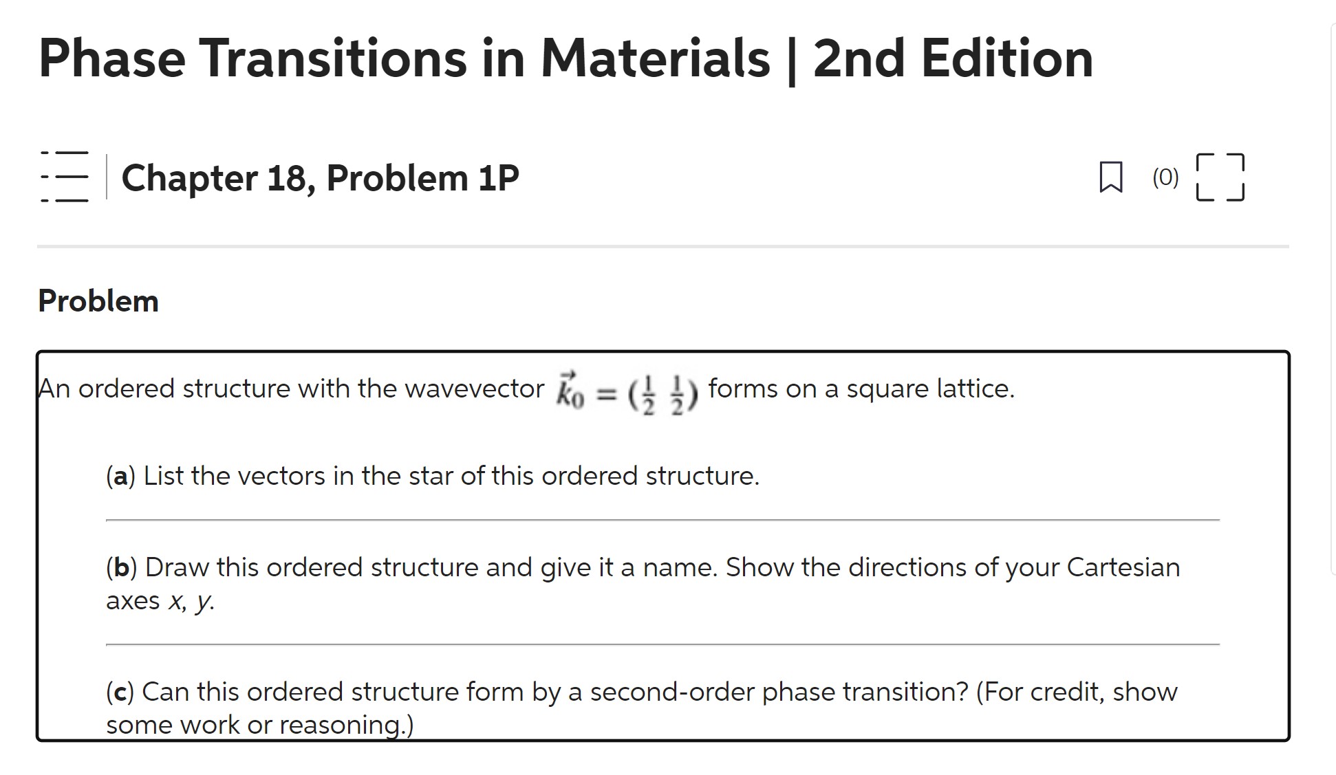  Show me the steps to solve Chapter 18, Problem 1P of
