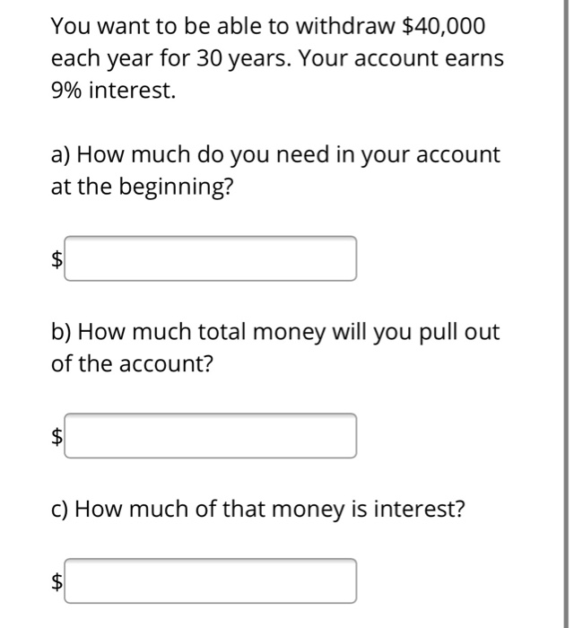  am having a hard time plugging these into excel- our professor