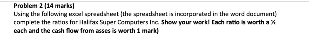 2019 2019 5,700.0 3,534.0 2,166.0 475.0 593.8 391.2 Halifax Super Computers Inc.
