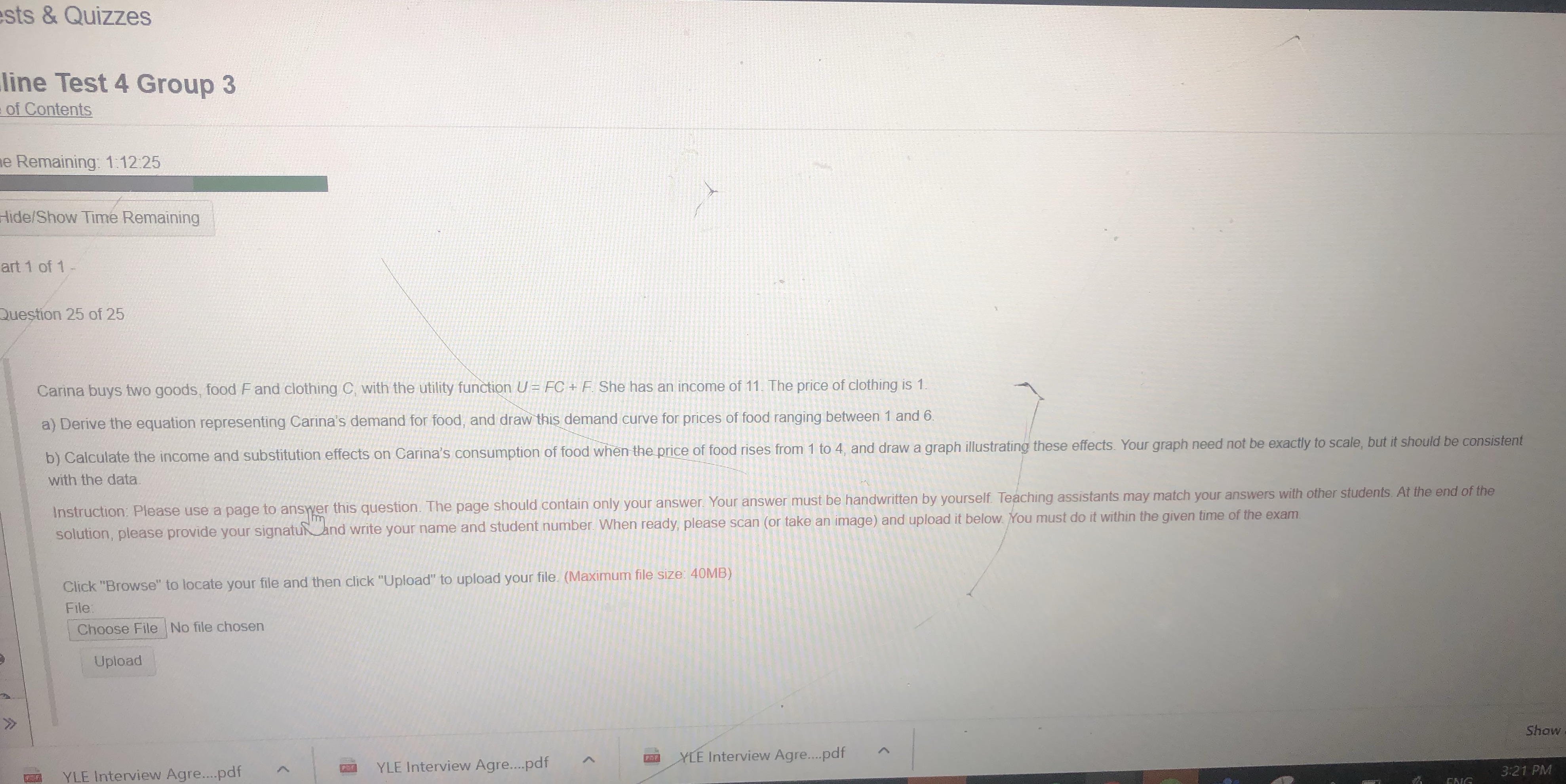 Please draw graph and do letter a and letter b. I'd appreciate