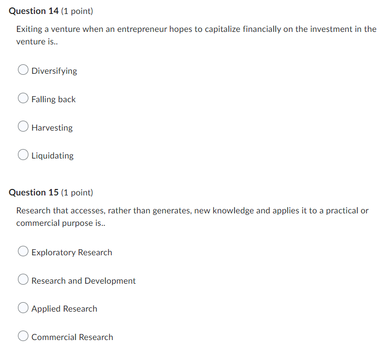 business sense is.. O Entrepreneurial study O Realistic study Business study O