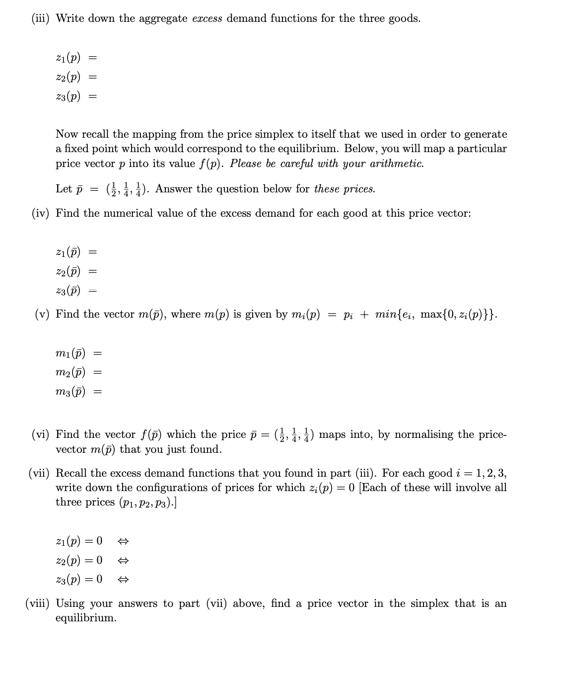 has two agents, A and B, and three goods 1, 2 and