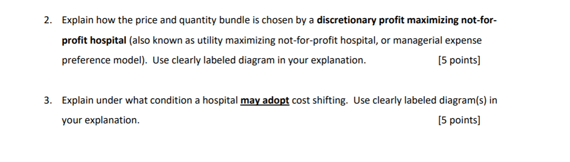 Can you help me with 2 and 3? Explain how the price