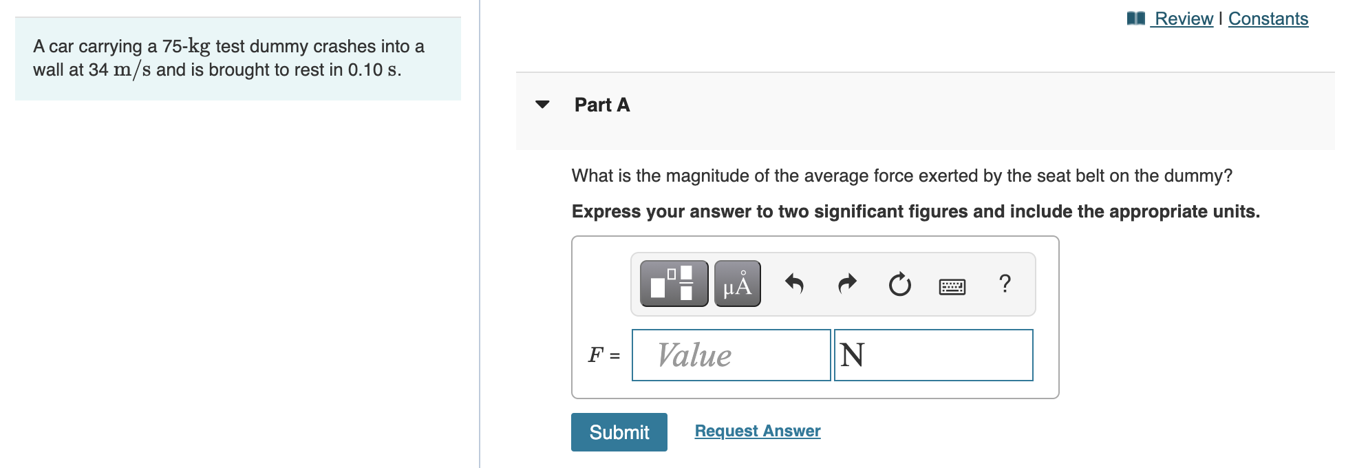 and include the appropriate units. 3. E 1 0G HA Value Units