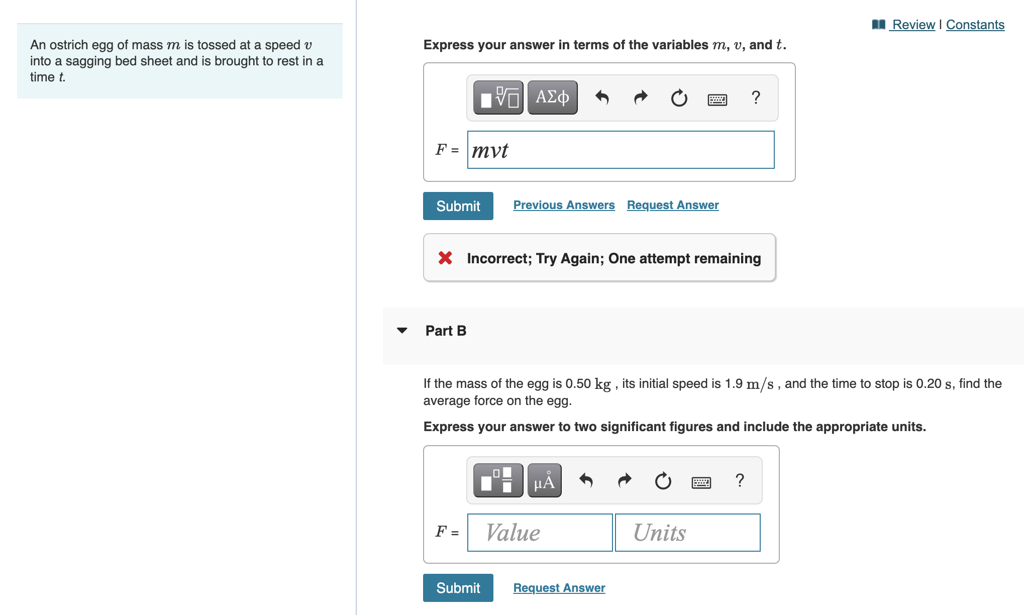 is the momentum of an 8.6-kg bowling ball rolling at 2.4 m/s