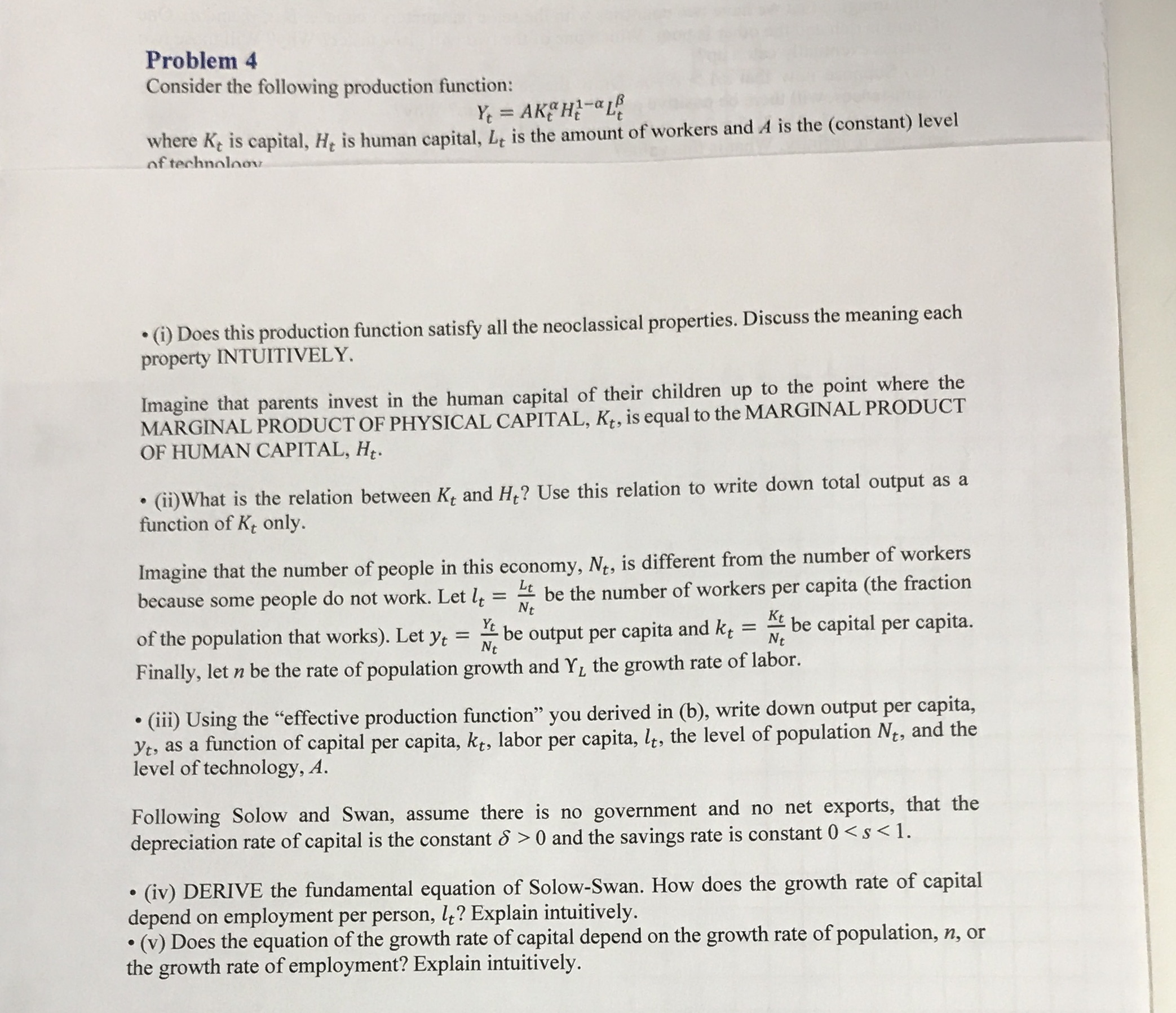 Please guide us on problem 4. Thank you Problem 4 Consider the
