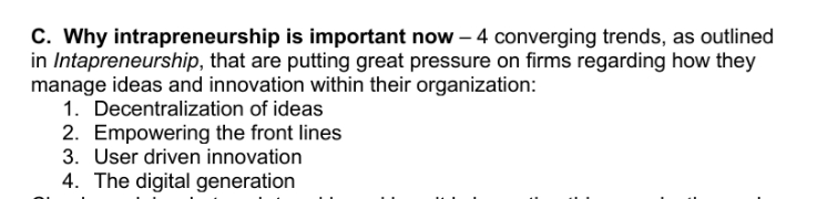 basically it is intraprenureship questions part I need your help but can