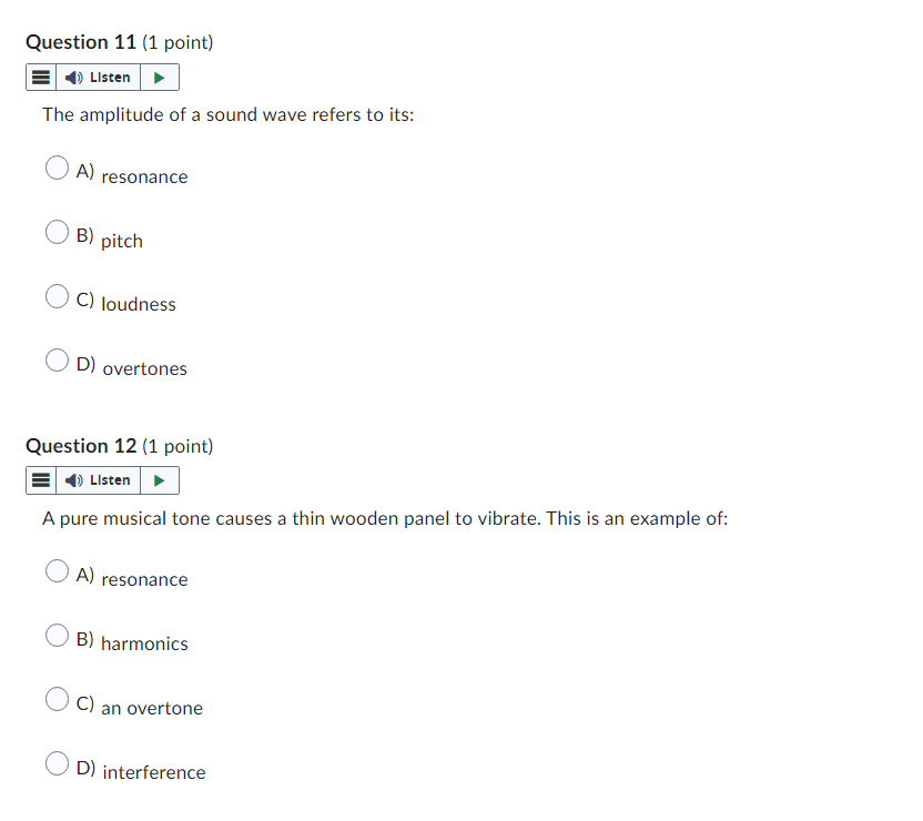 7-12 I need help with these test questions Question 11 [1 point}