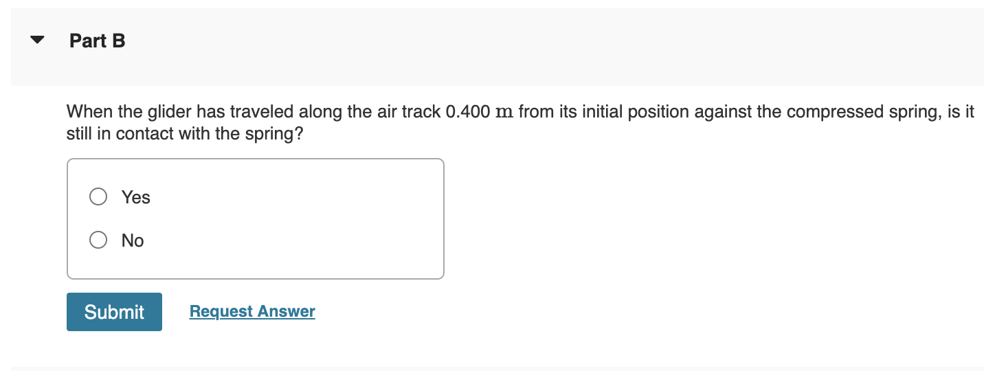 42.00 above the horizontal. The glider has mass 5.00x1o-2 kg. The spring