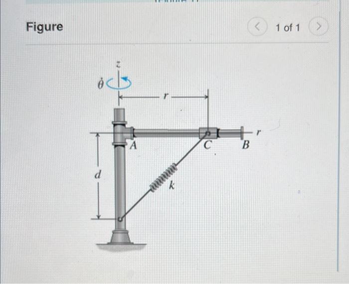 velocity & must the mechanism have to keep the collar at r