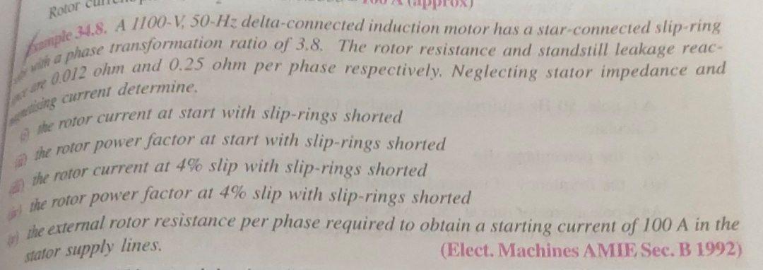 I need the answer as soon as possible Rotor Sample 34.8. A