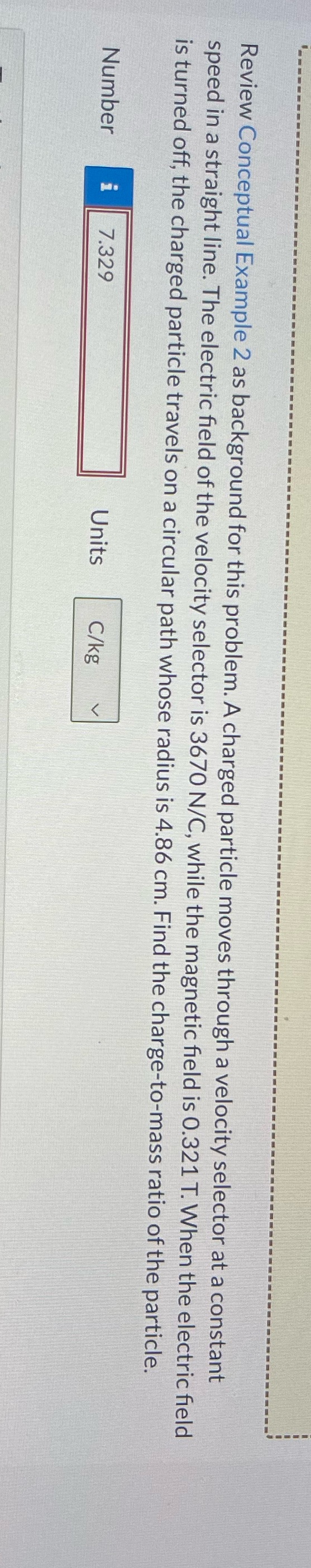  Review Conceptual Example 2 as background for this problem. A charged