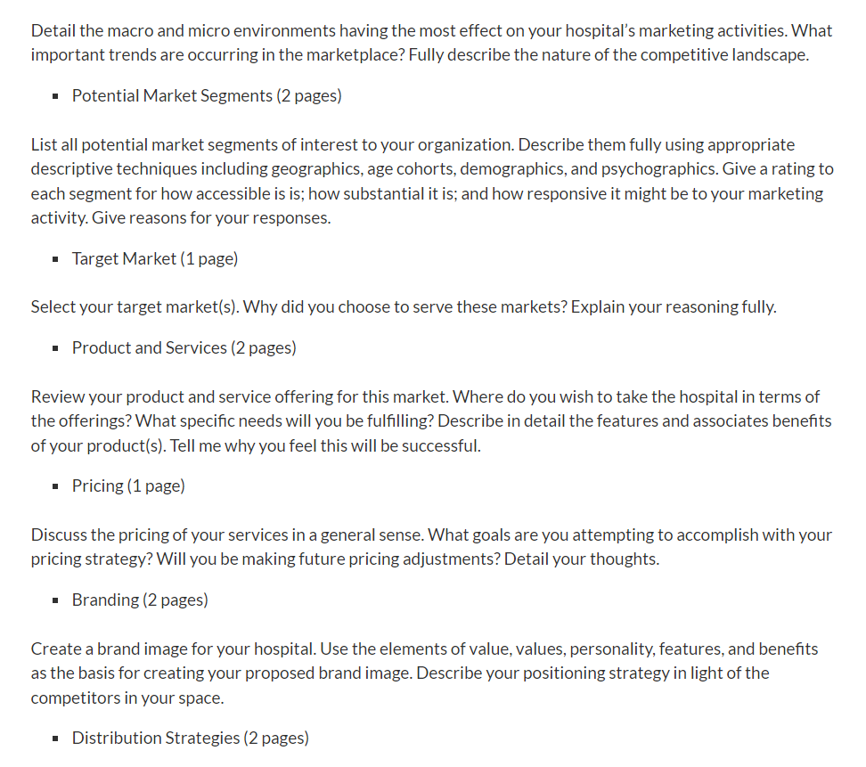 6: Marketing Plan Assignment Instructions page. Module 6: Marketing Plan Assignment Instructions