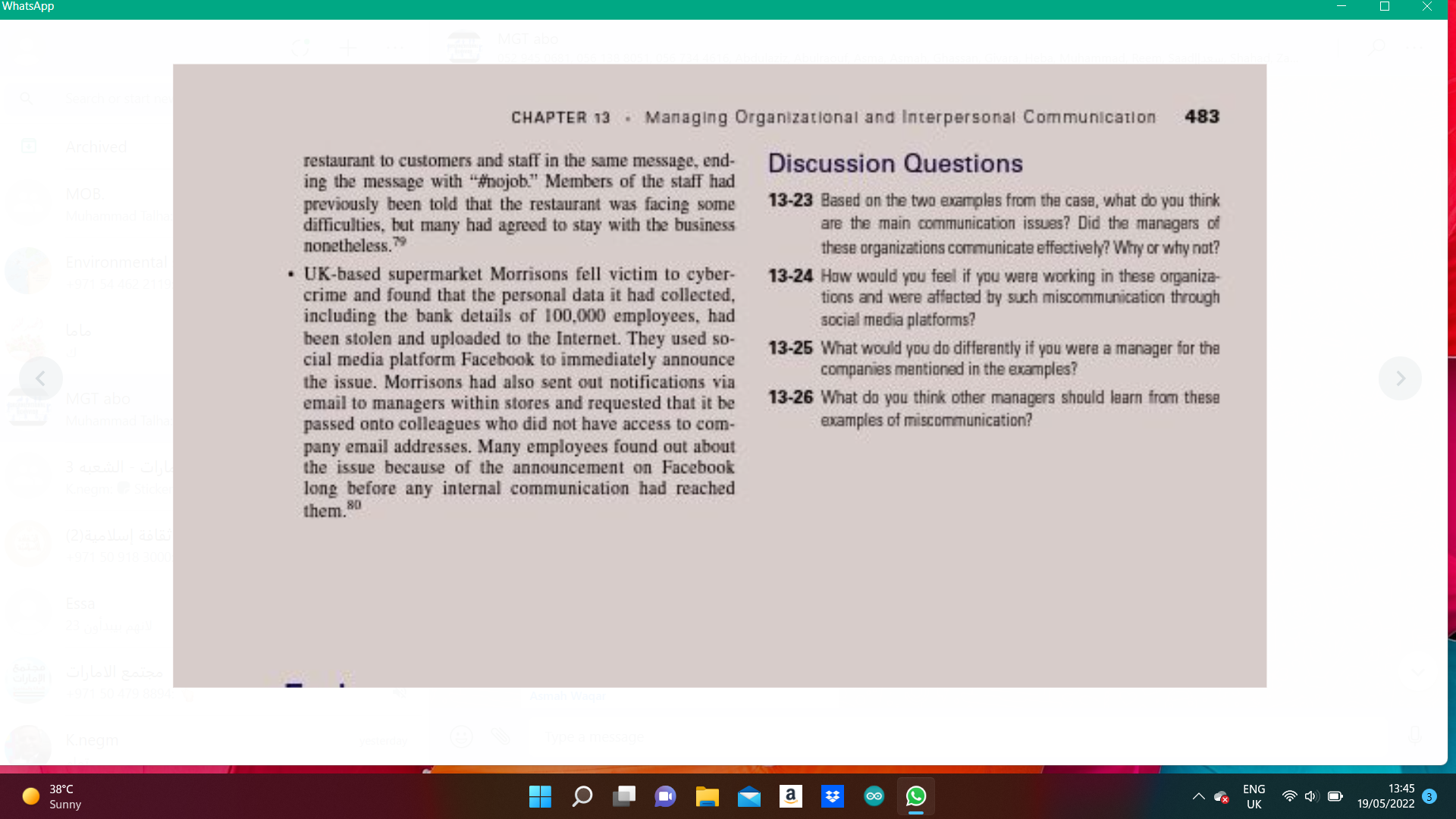 APPLICATION # 3 Using Social Media for Workplace Communication viro Topic: Effective