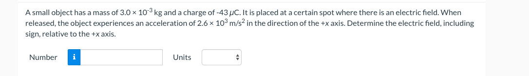objects are initially electrically neutral and are very small compared to the
