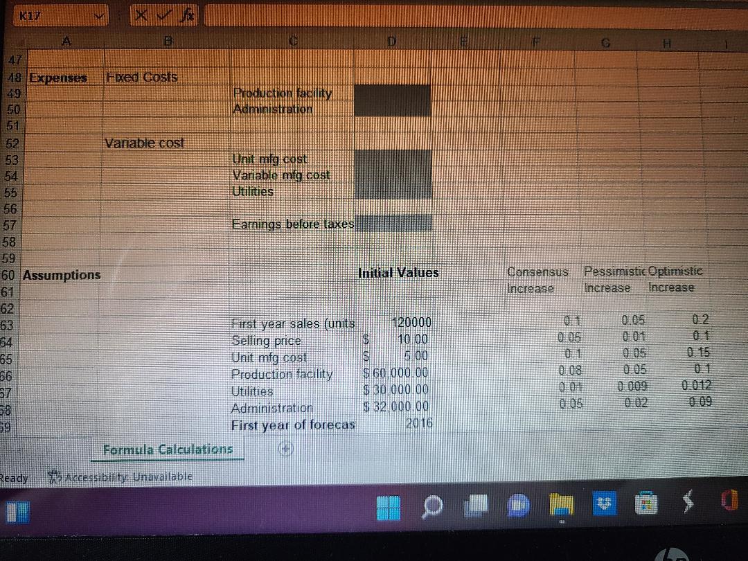 purchase price Down payment 10% of purchase price $5 000.00 Amount to