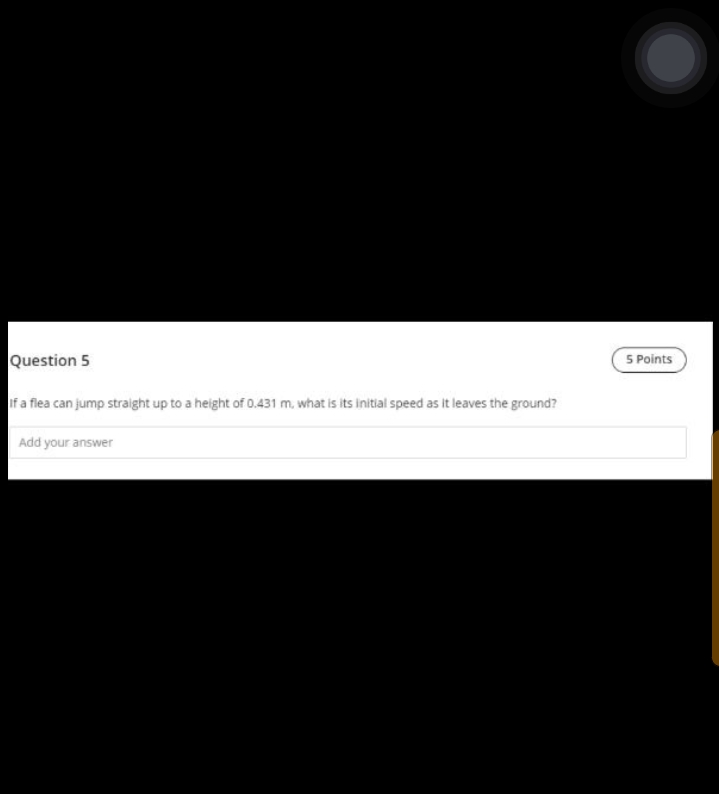 straight up with an initial speed of 5.85 m/s. How much time