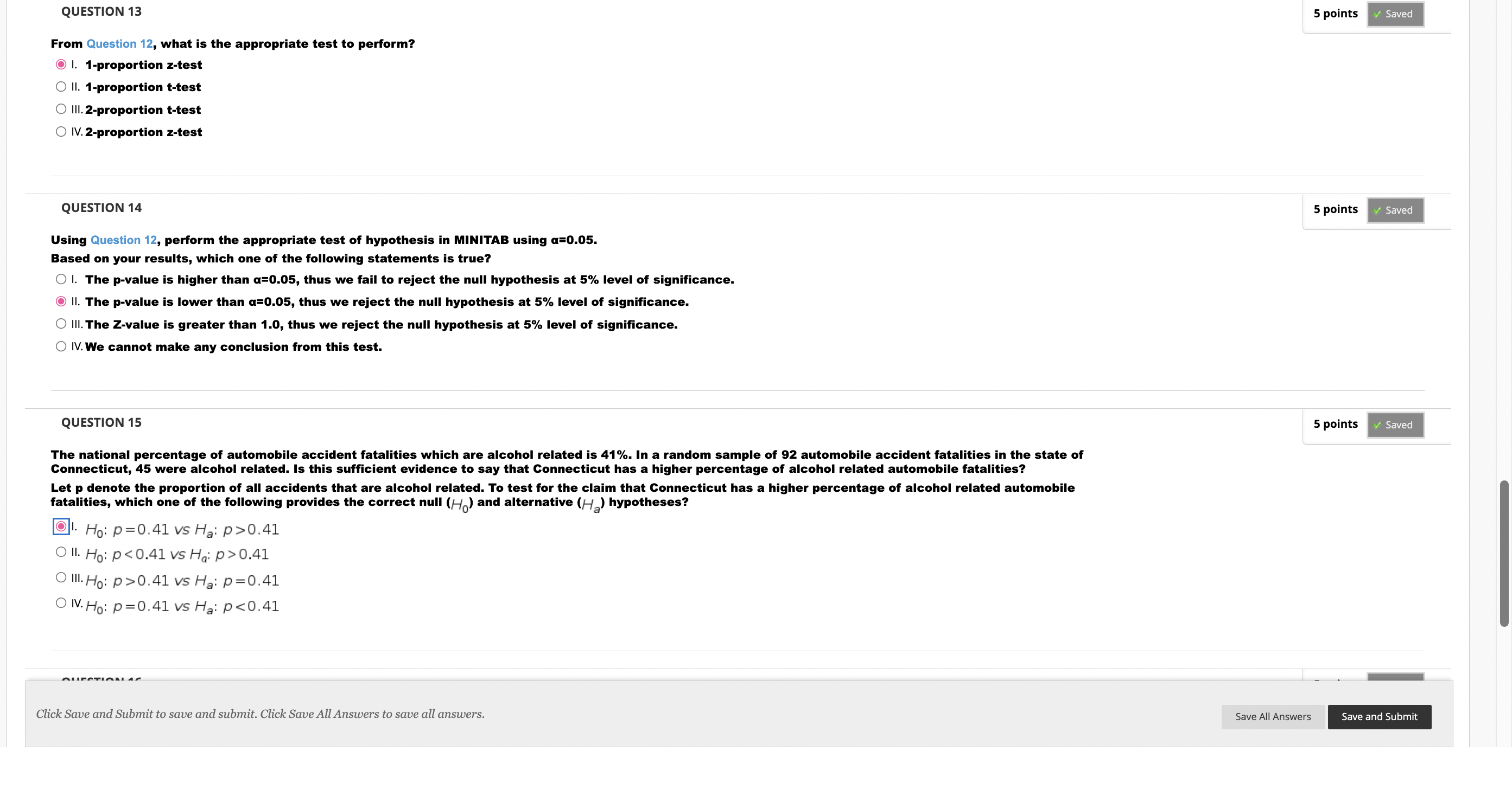 610 at most other Engineering Schools. A random sample of n=28 Engineering