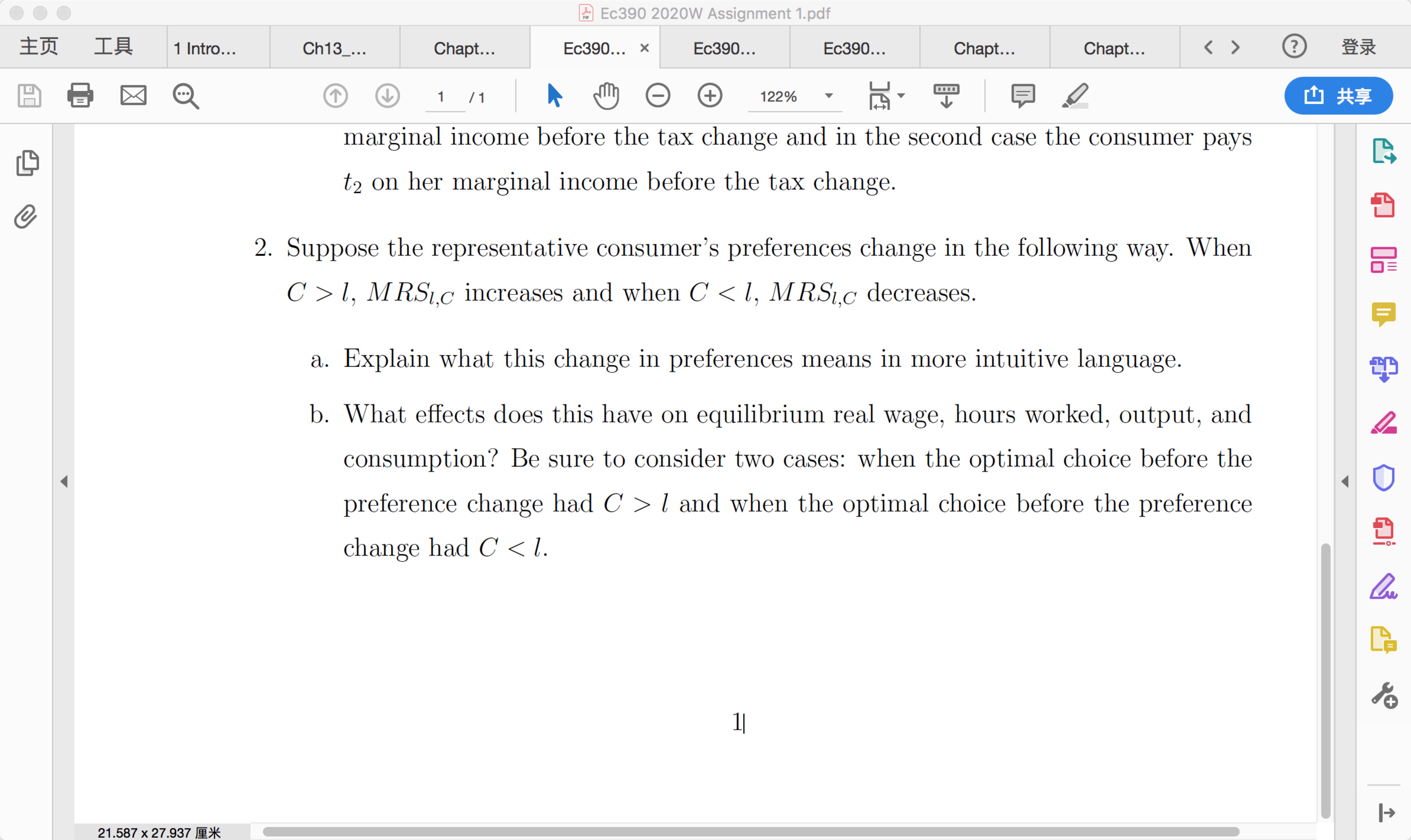 This is my EC390 assignment 1,please help me to solve this problem.