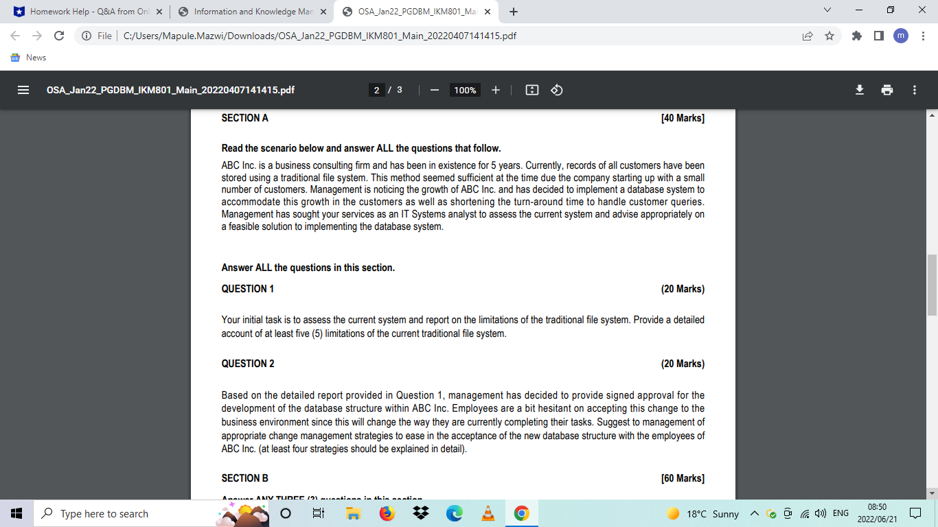 Homework Help - Q&A from Onl x 5 Information and Knowledge