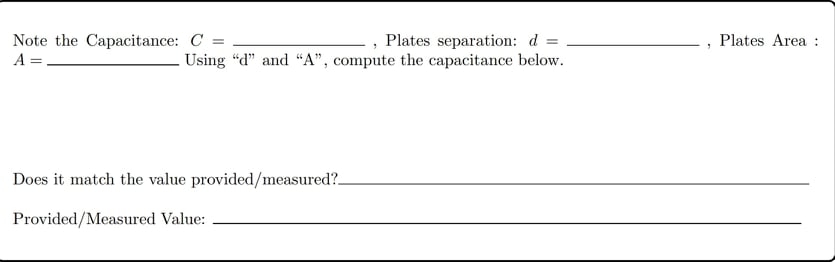right corner (Plate Charges, Bar Graph, Electric Field, Current Direction). 3. Note