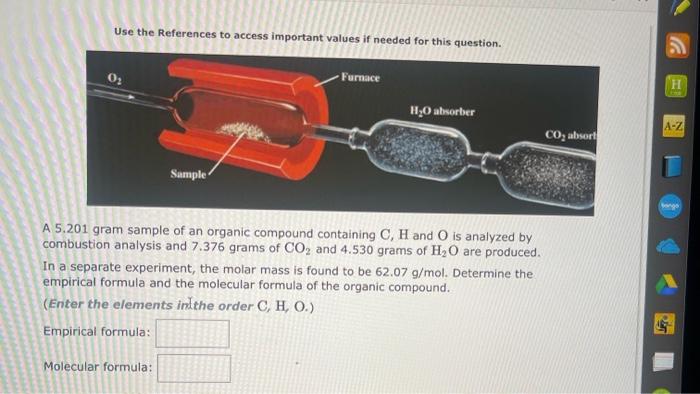  Use the References to access important values if needed for this