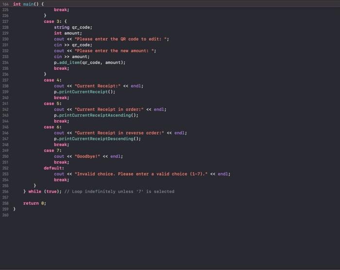 p); vector get item iist () const; vector get_shop_1ist() const; // you
