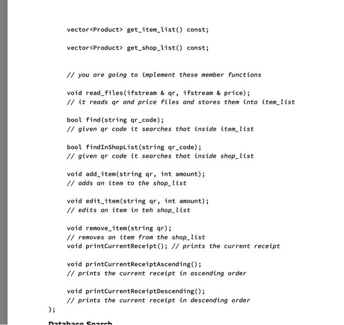 \{ it amount = amount; \} + \} bool find(string ar_code) f