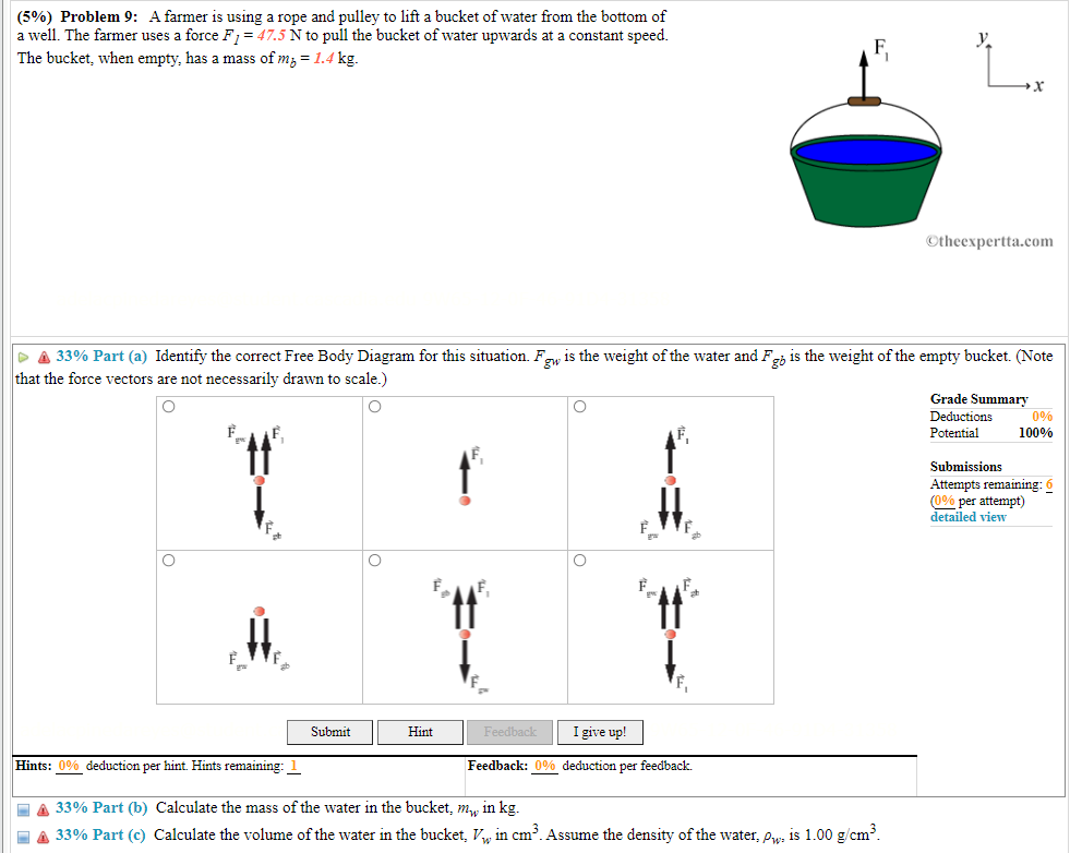 I need help with this question from A to C (5%) Problem