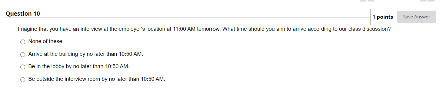 interview and need to prepare in case you have a question like