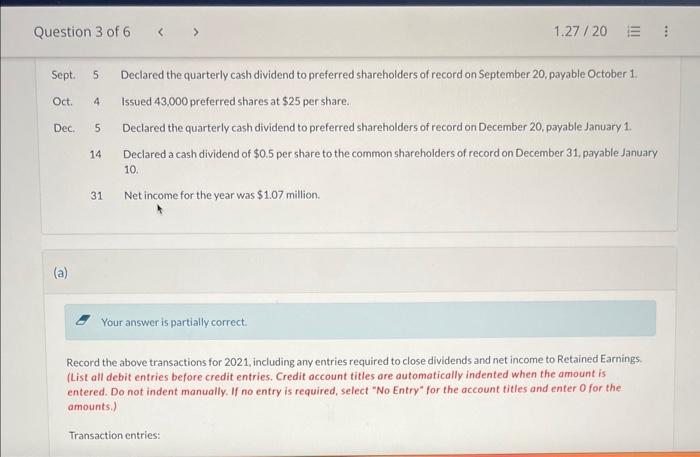 2021. Tri Town Ltd. a private company, had the following shareholders' equity