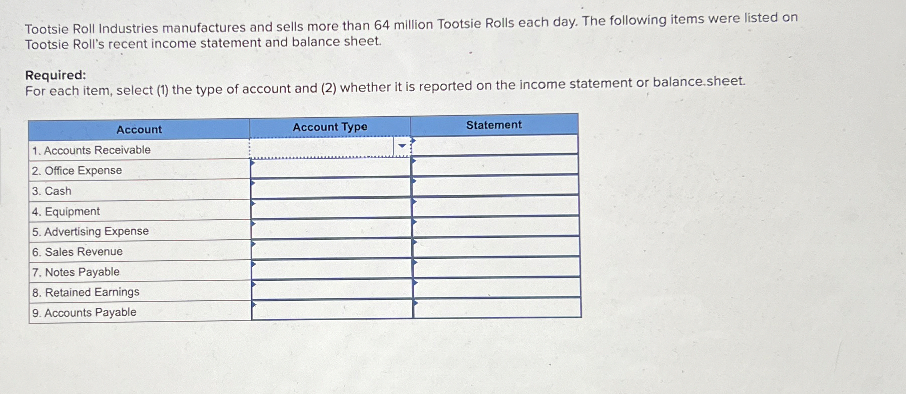  This is a q, (Add only one word per blank.) \table[[Date,Account