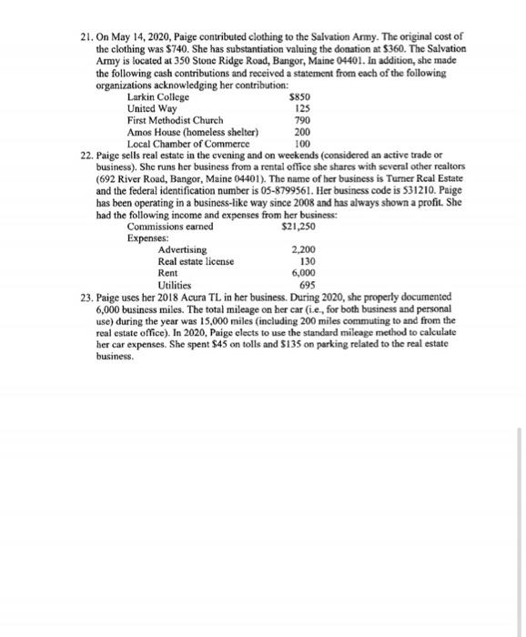 1. Paige Turner is single and has two children from her previous