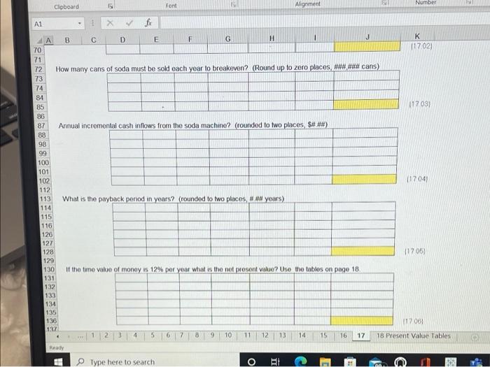 D E F G 15 Capital Decision Making 16 17 18 Big