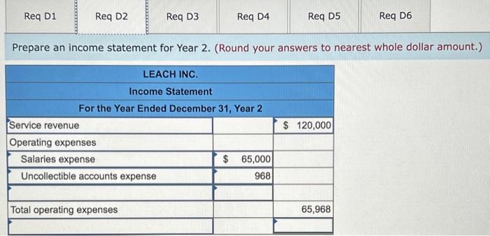 Year 1: 1. Issued $10,000 of common stock for cash. 2. Provided