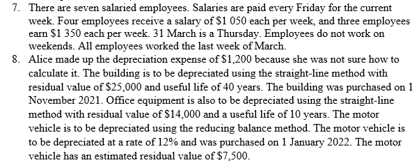 is a good manager but a poor accountant. From the trial balance