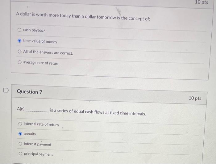 Capital investment analysis always uses present value in its calculations. True False