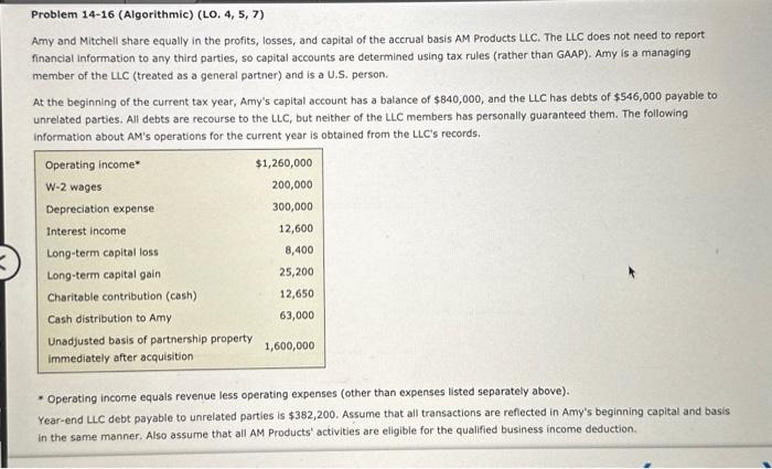  form 1065, begining and ending interest, income gain, losses, and deductions,