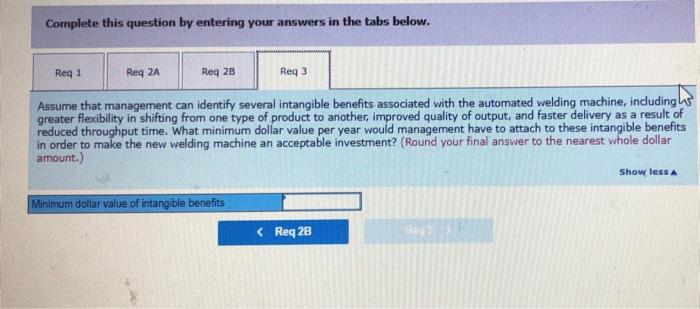 we should lay out $265,000 for that automated welding machine," said Jim