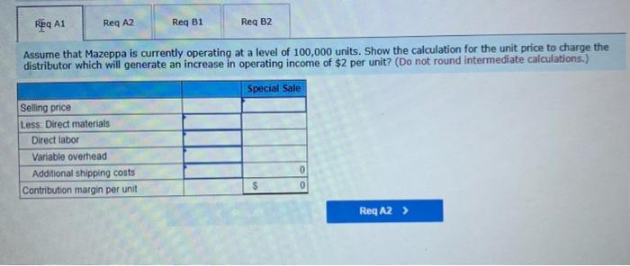 units, is as follows: Direct materials Direct labor Overhead (2/3 of which